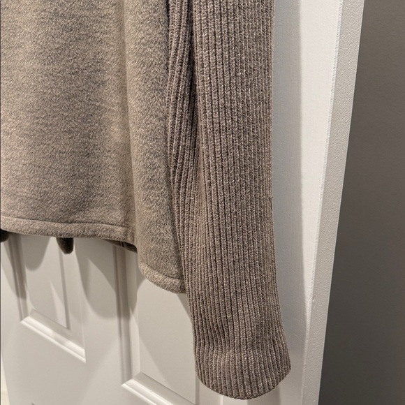 Splendid Women’s Singrid Double-Breasted Wool Blend Brown Pea Coat Jacket - L - Picture 5 of 10